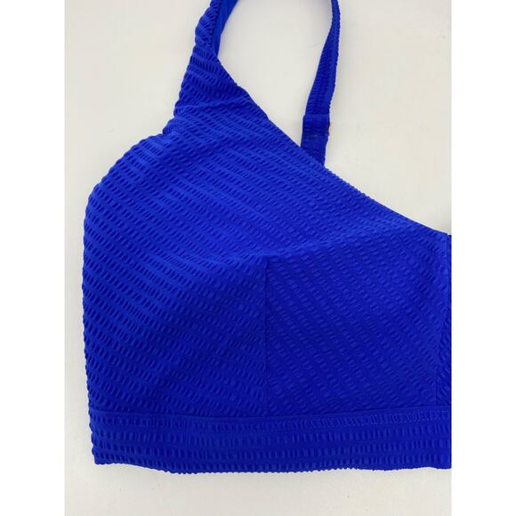 Sea Level Swim Top Bikini Women’s Size 6 Blue Underwire Removable Pads Multiway - Picture 3 of 11